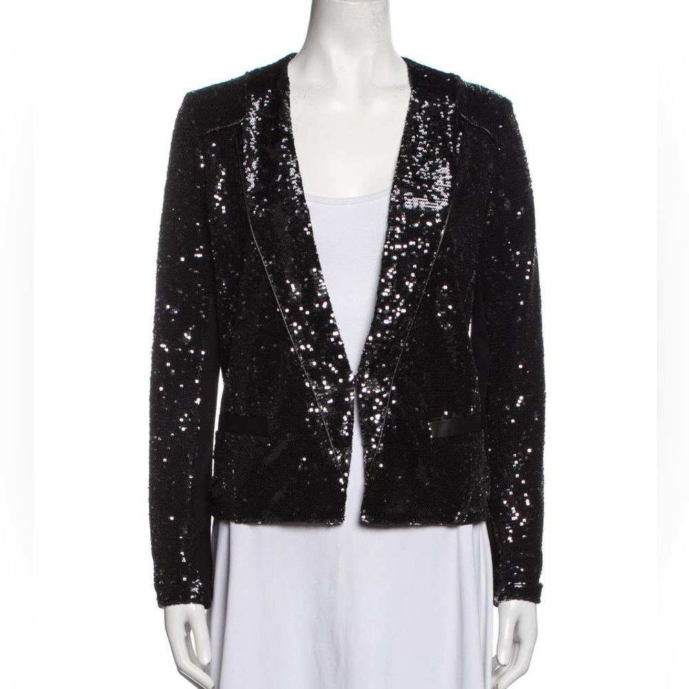 Maje Black & Silver Blazer